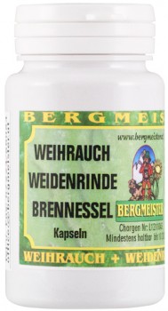 Frankincense and willow bark and Nettles - capsules